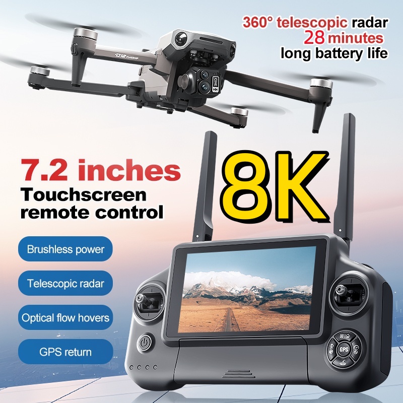 Drone Z - Dron RC con Control Remoto FPV,