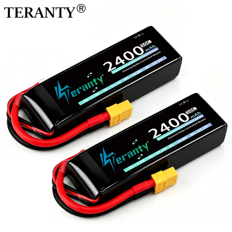Drone Rc Boat - Batería Lipo TERANTY 3S 2200/2400/2600mAh 11.1V