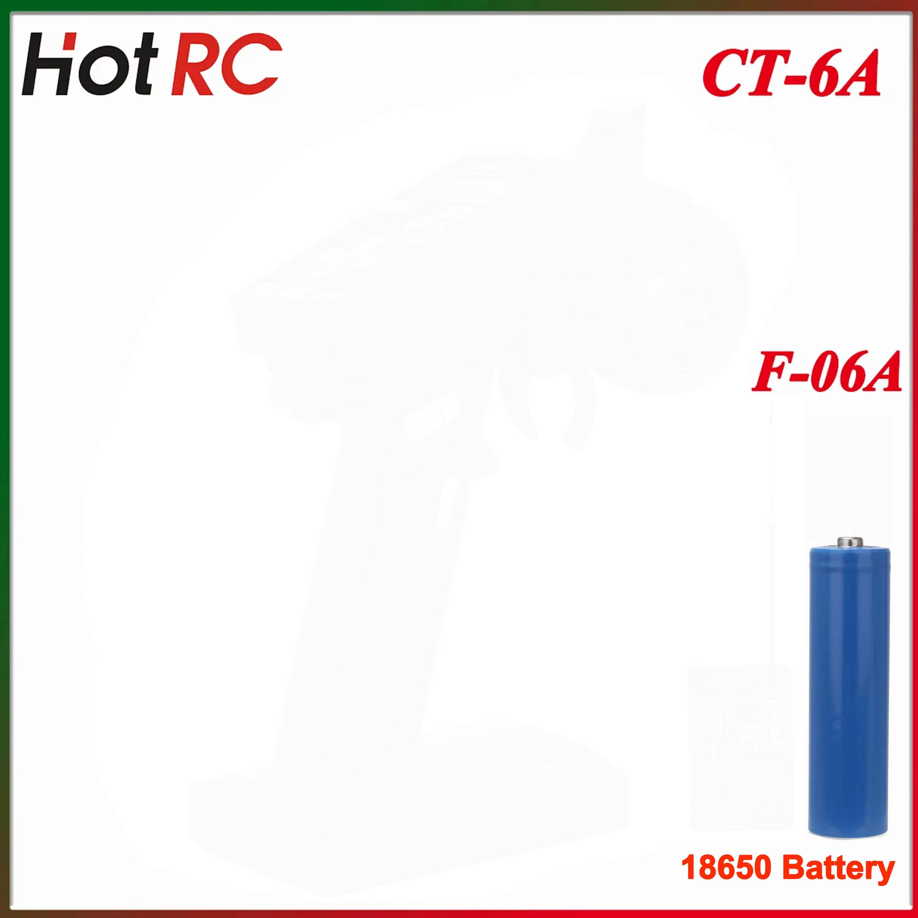 Drone Rc Boat - Transmisor de Radio HotRC CT-6A 2.4G