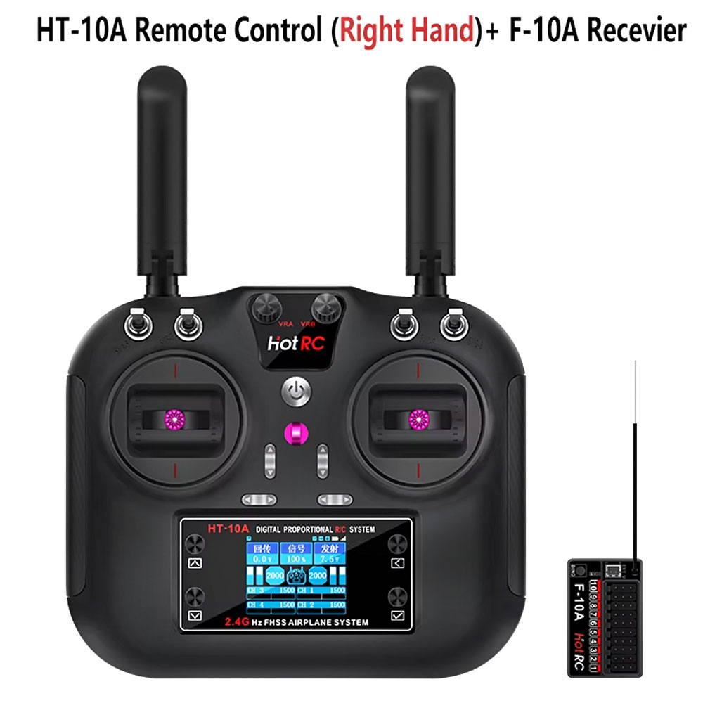 Drone Rc Boat - Transmisor Hotrc HT-10A 2.4G 10CH y