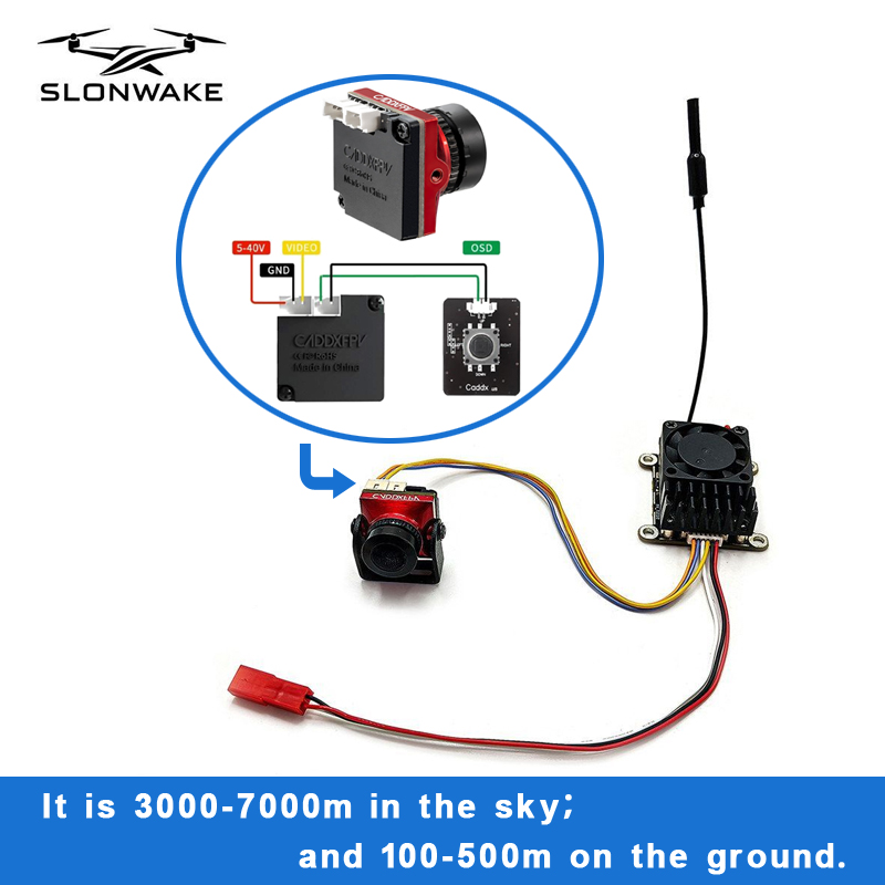 Caddx Fpv Camera - Transmisor Inalámbrico FPV de Largo Alcance