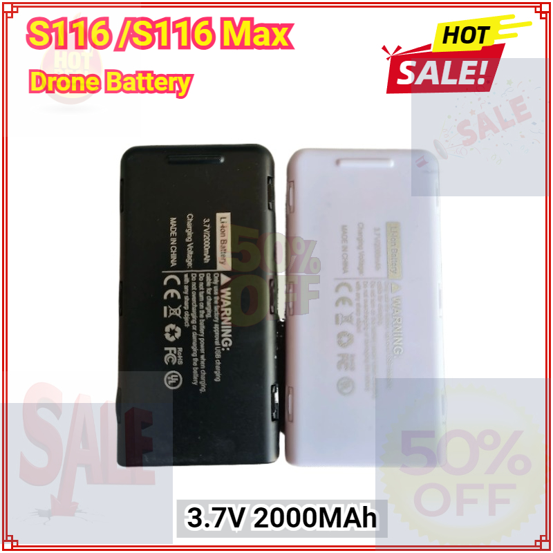 Drone Rc S116 - Batería de 3.7V 2000mAh para Dron
