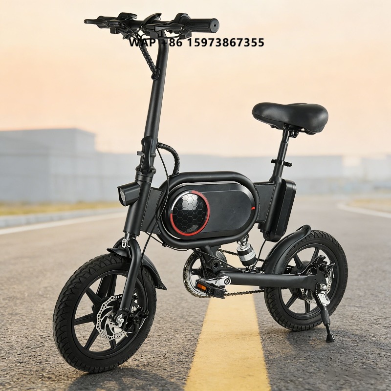 Brushless Motor - Bicicleta Eléctrica Plegable de 14 Pulgadas