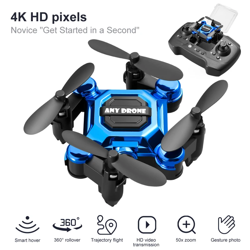Drone Smart Rc - Cámara 4K HD RC Drone Fold