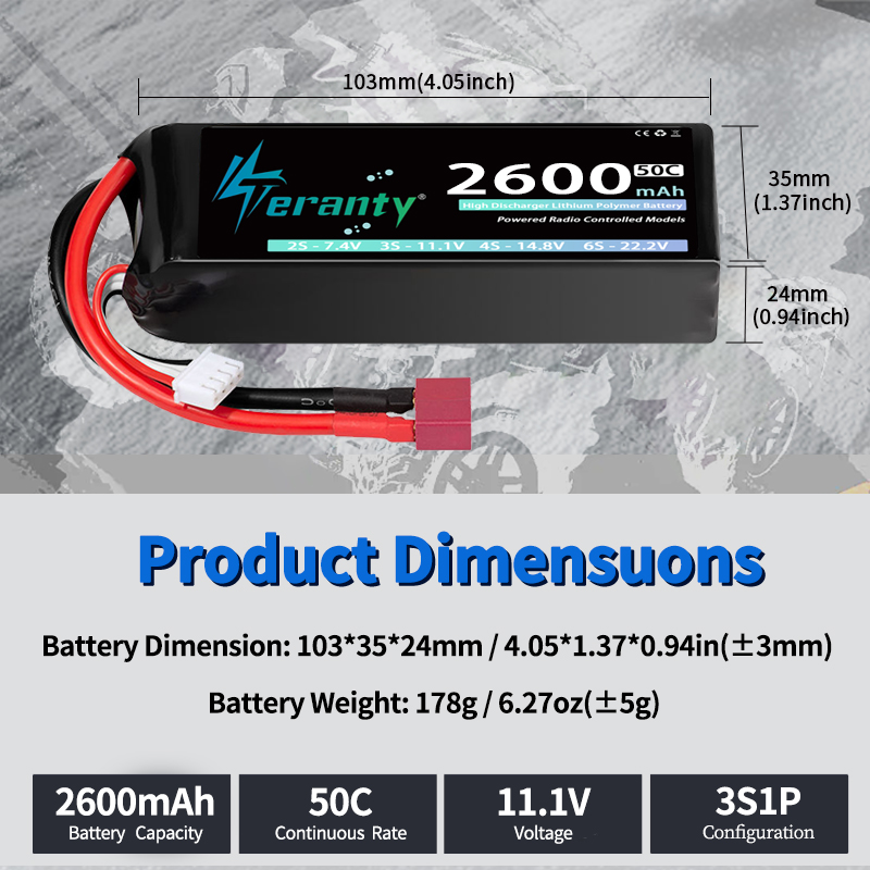 Batería Lipo TERANTY 3S 2200/2 - Drone Rc Boat reseña y precio