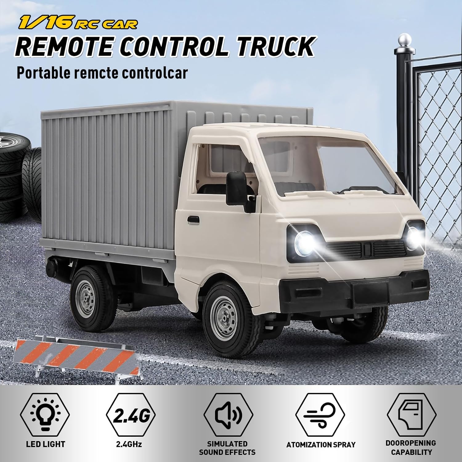 Camioneta RC KF21 1:16 2.4GHZ, - Drone Lidi Rc reseña y precio