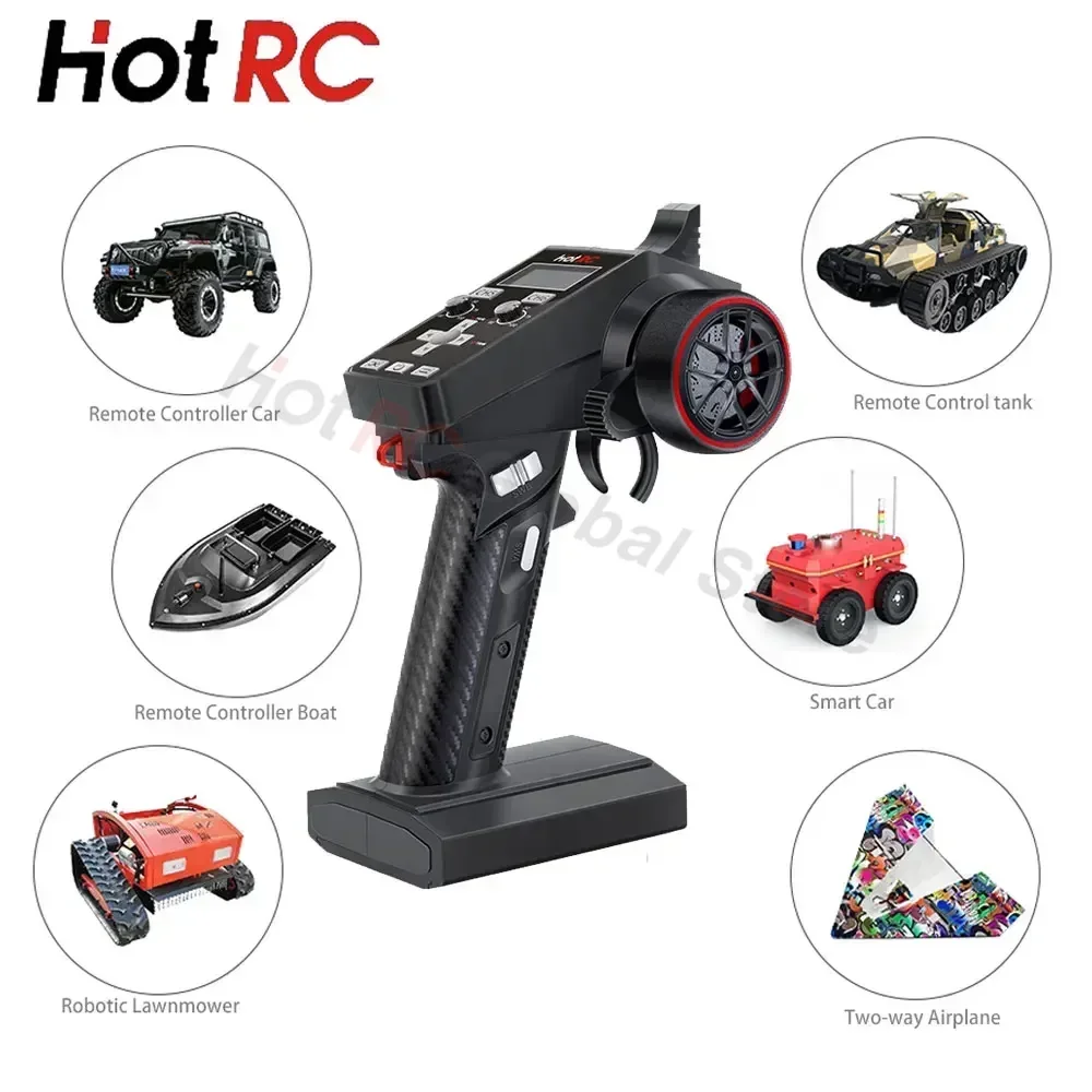 Transmisor de Radio HotRC CT-6 - Drone Rc Boat reseña y precio