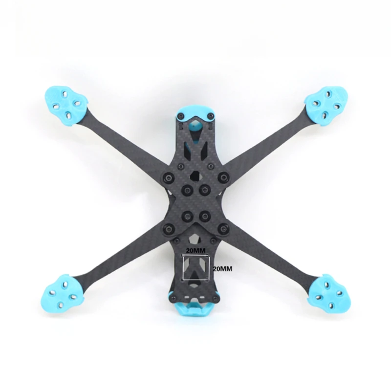 Marco de drones de fibra de ca - Rc Motor Drone reseña y precio