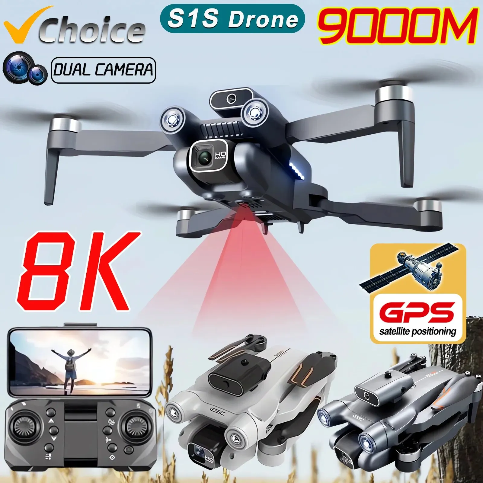 Dron con Motor sin escobillas  - Drone Z reseña y precio