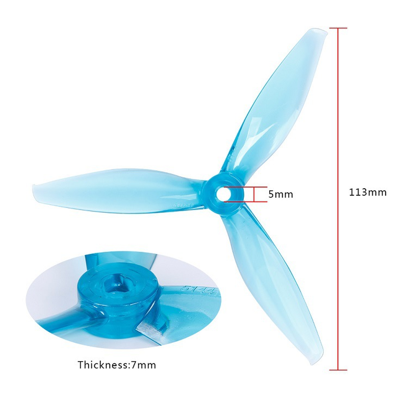 Hélices GEMFAN Freestyle 5144  - Rc Motor Drone reseña y precio