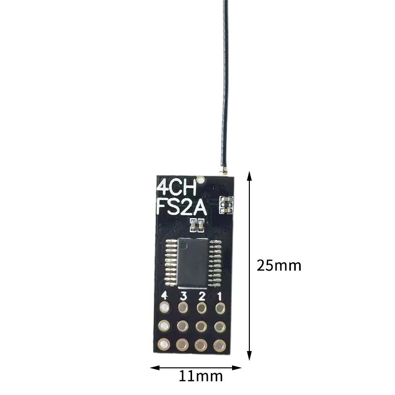 Receptor RC Mini FS2A 4CH AFHD - Drone Rc Boat reseña y precio