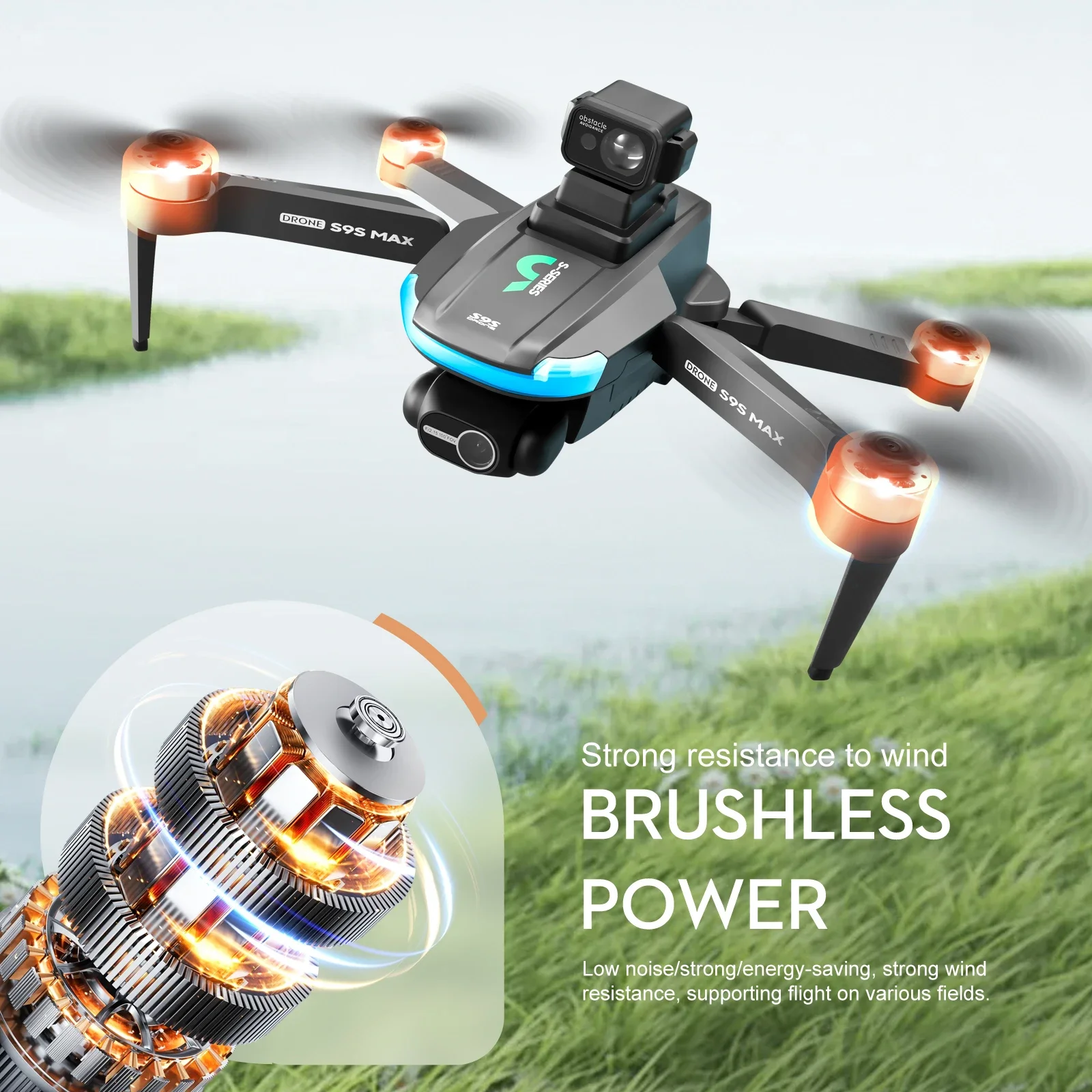 Nuevo S9S MAX MINI Drone 4K 2  - Drone Z reseña y precio