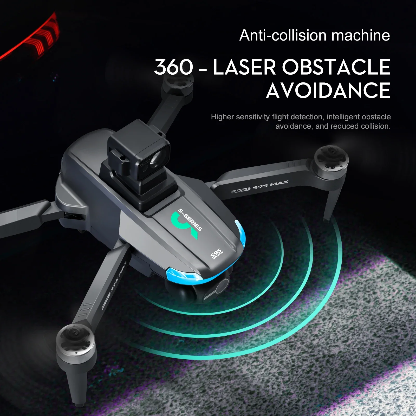 Nuevo S9S MAX MINI Drone 4K 2  - Drone Z reseña y precio