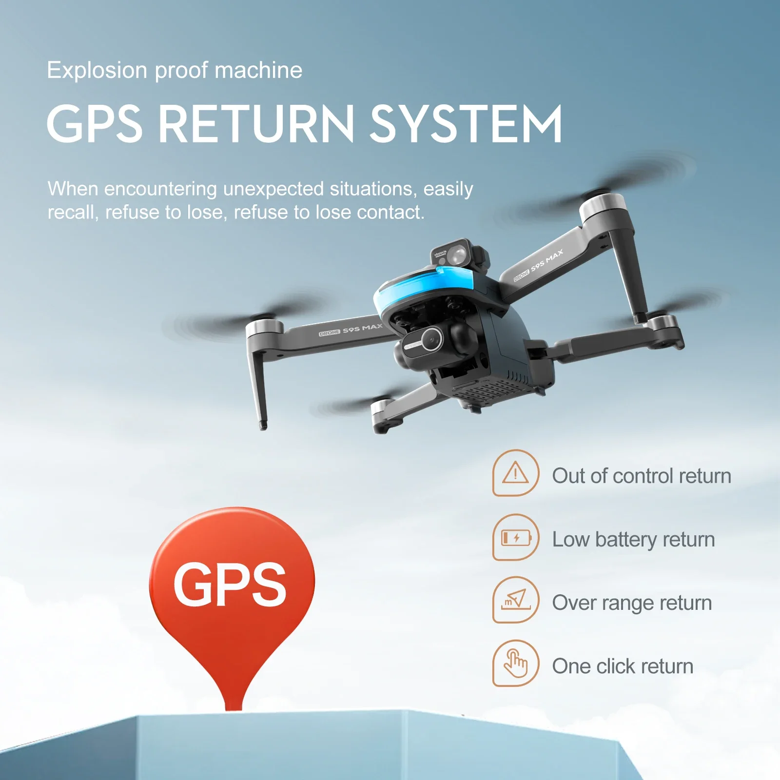 Nuevo S9S MAX MINI Drone 4K 2  - Drone Z reseña y precio