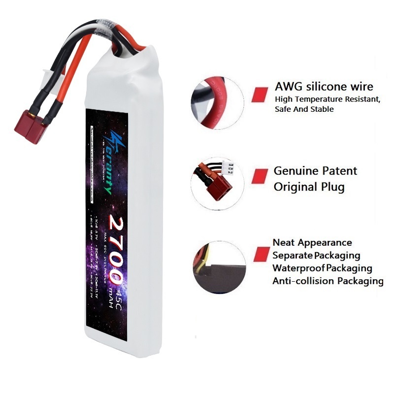1/3 Uds 2S 7,4 V batería Lipo  - Drone Rc Link reseña y precio