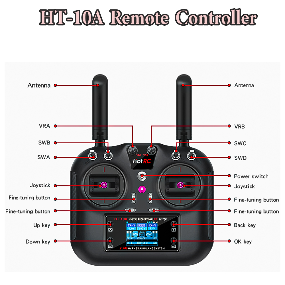 Control Remoto Hotrc Hot RC HT - Drone Rc Kit reseña y precio