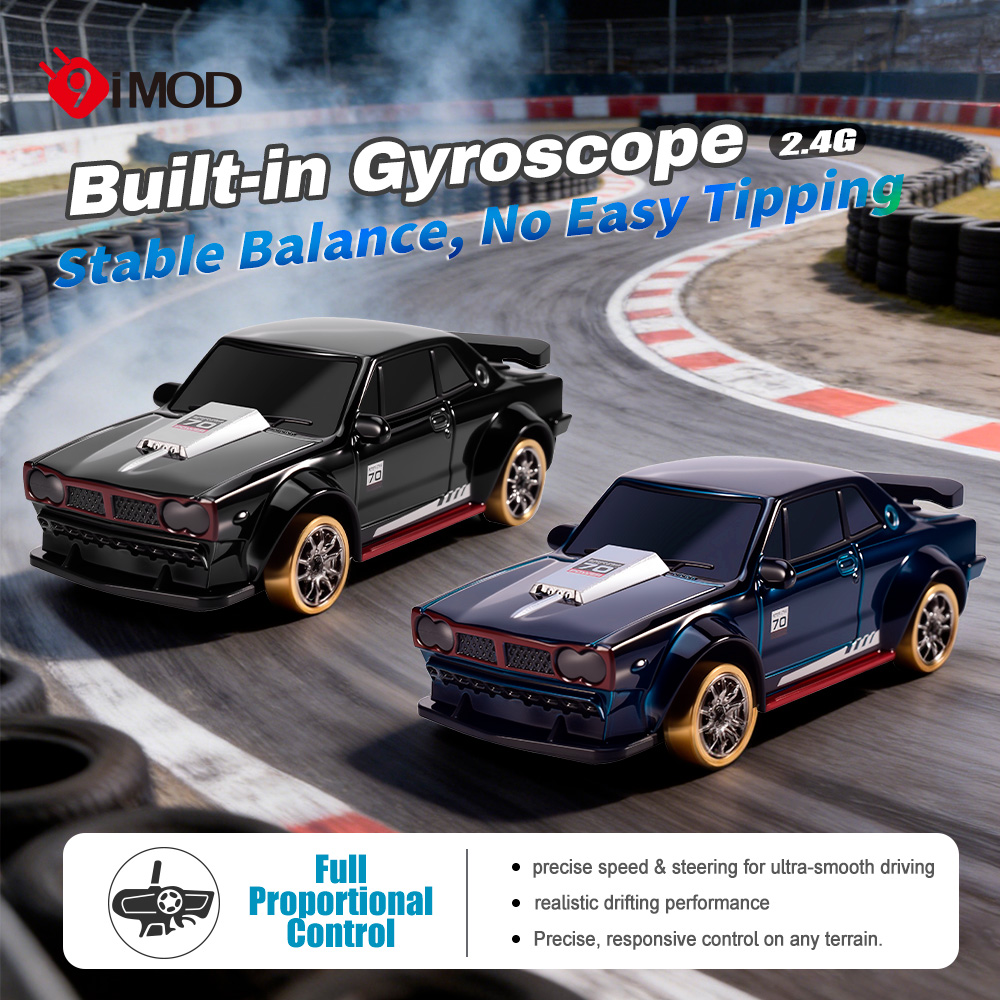 9IMOD Coche RC de Derrape 1/64 - Drone Lidi Rc reseña y precio