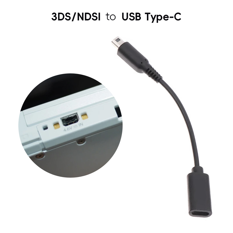 Cable de Carga Tipo-C a 3DS, C - Drone Xl Rc reseña y precio