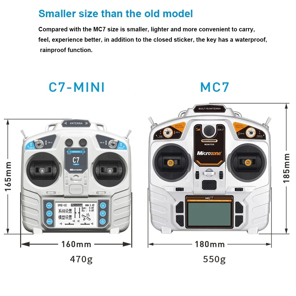 MicroZone MC7 C7 MINI 2,4G con - Drone Rc Boat reseña y precio