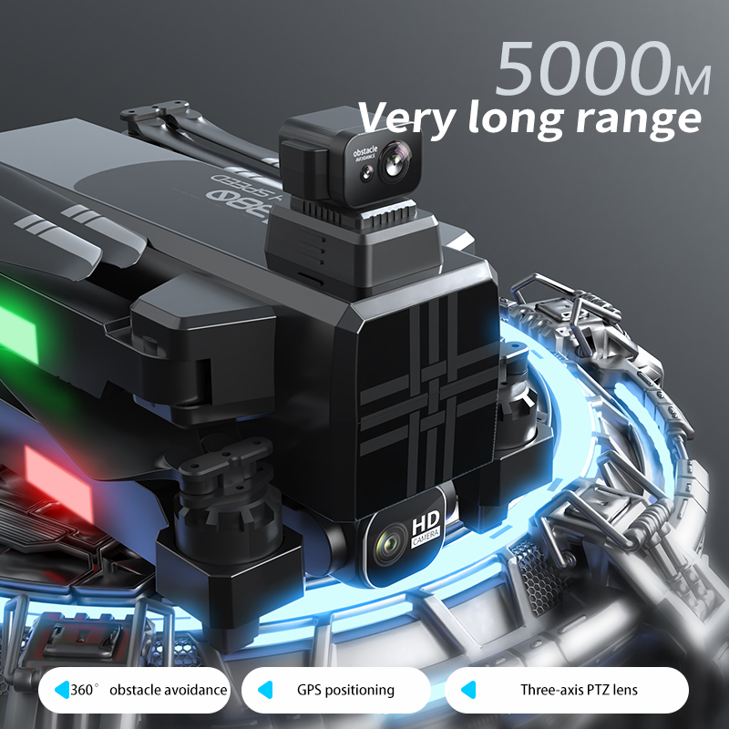 Dron A380 4K HD de tres ejes,  - Drone Z reseña y precio