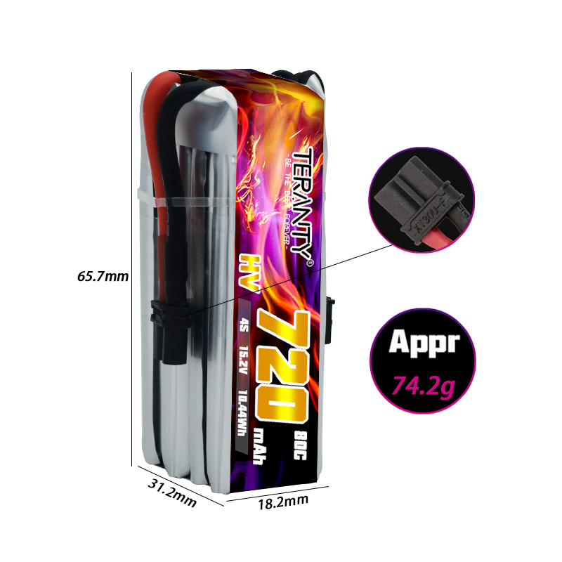 Batería Lipo HV TERANTY 720mAh - Drone Rc Kit reseña y precio