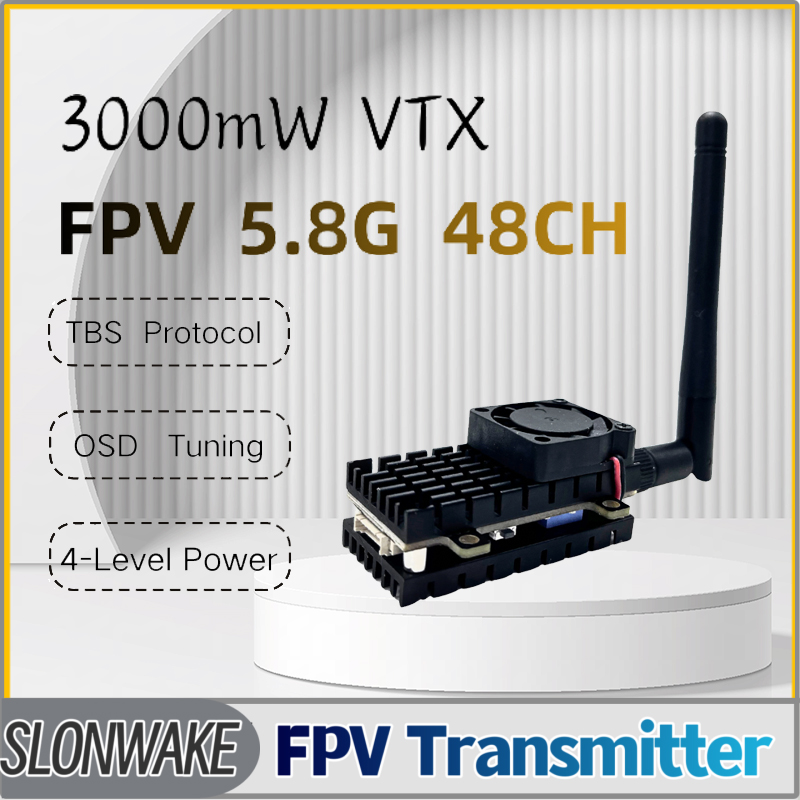 SLONWAKE 5,8G 3000mW simulació - - Remote Control (Rc) Drone reseña y precio