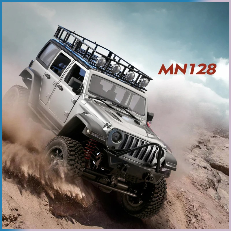 Coche RC Crawler 4x4 MN128 2.4 - Drone Lidi Rc reseña y precio